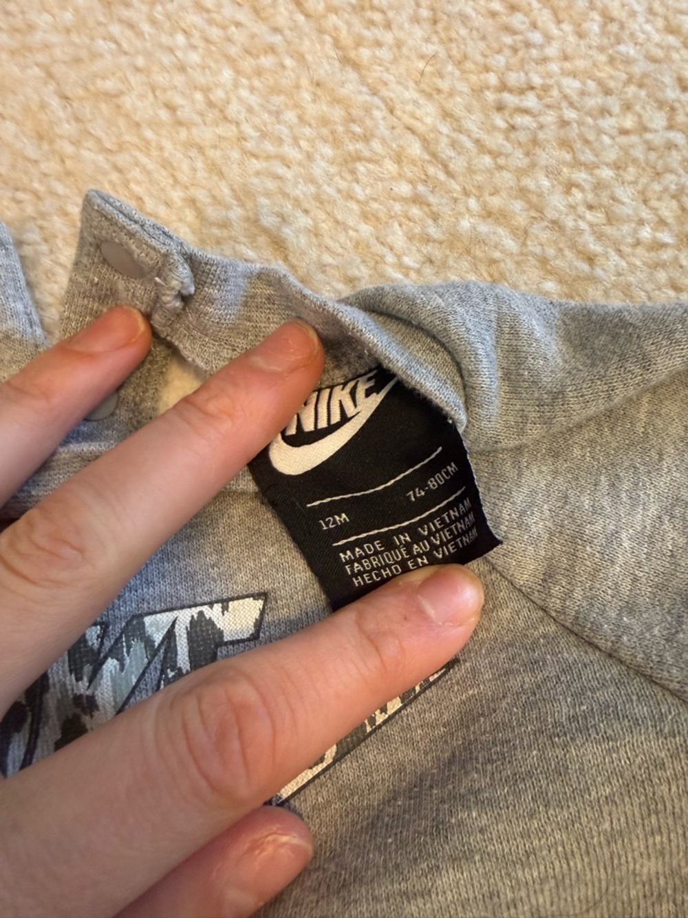 12 Month Nike sweat suit